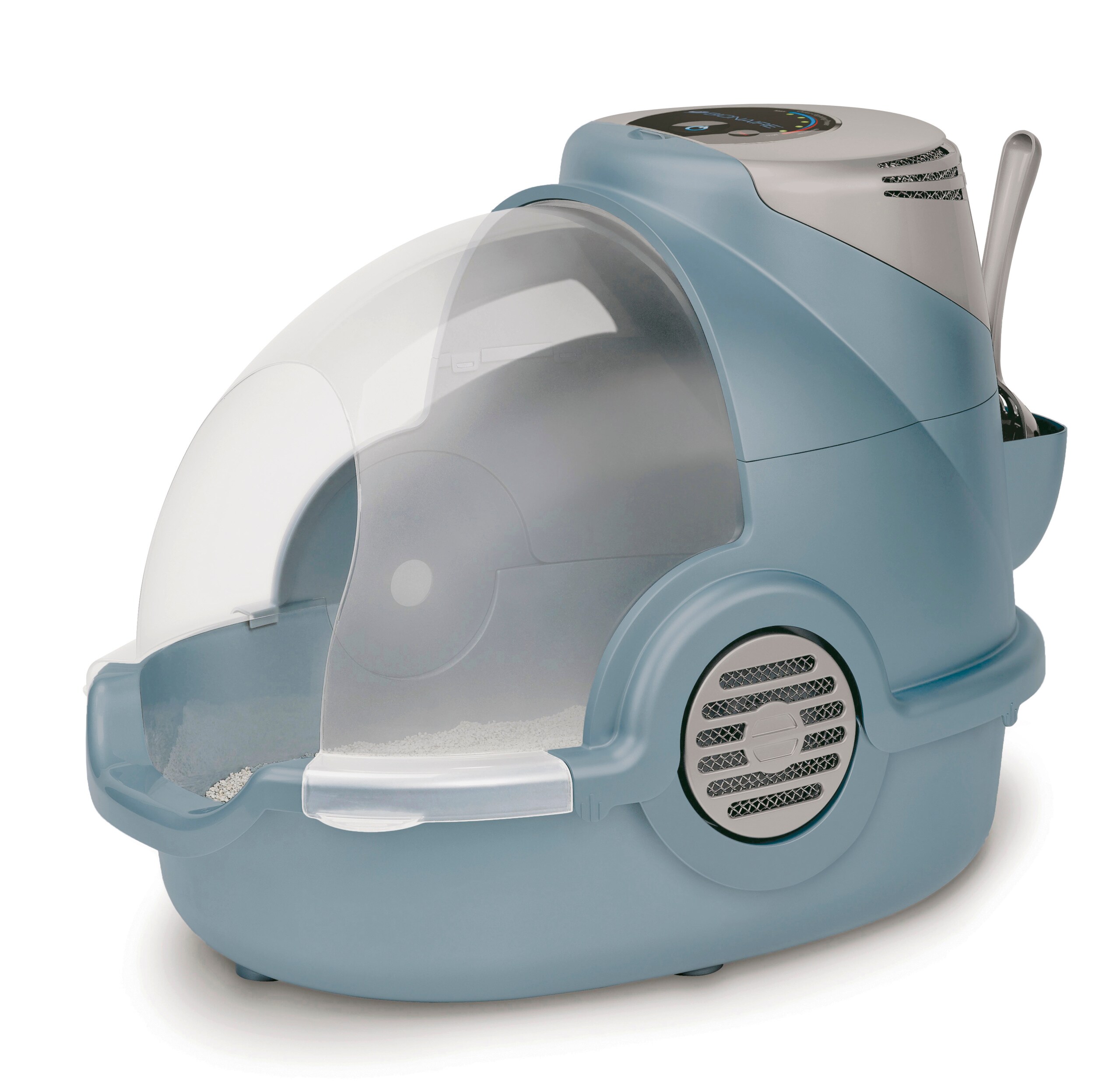 Oster Katzentoilette mit elektr. Geruchsentferner, Katzenklo mit Ventilator - Bild 1