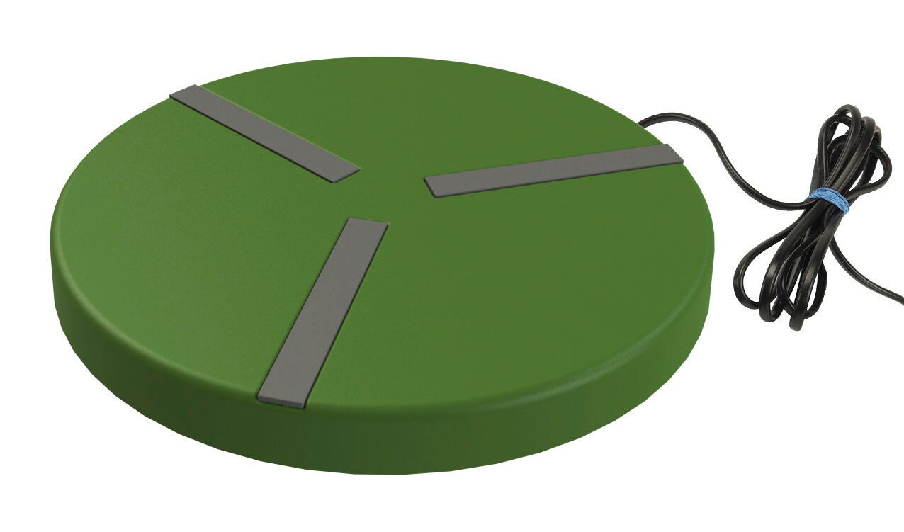 Kerbl Heizplatte f&uuml;r Gefl&uuml;geltr&auml;nken aus Kunststoff, &uuml; 25 cm, Kabell&auml;nge 2 m - Bild 1