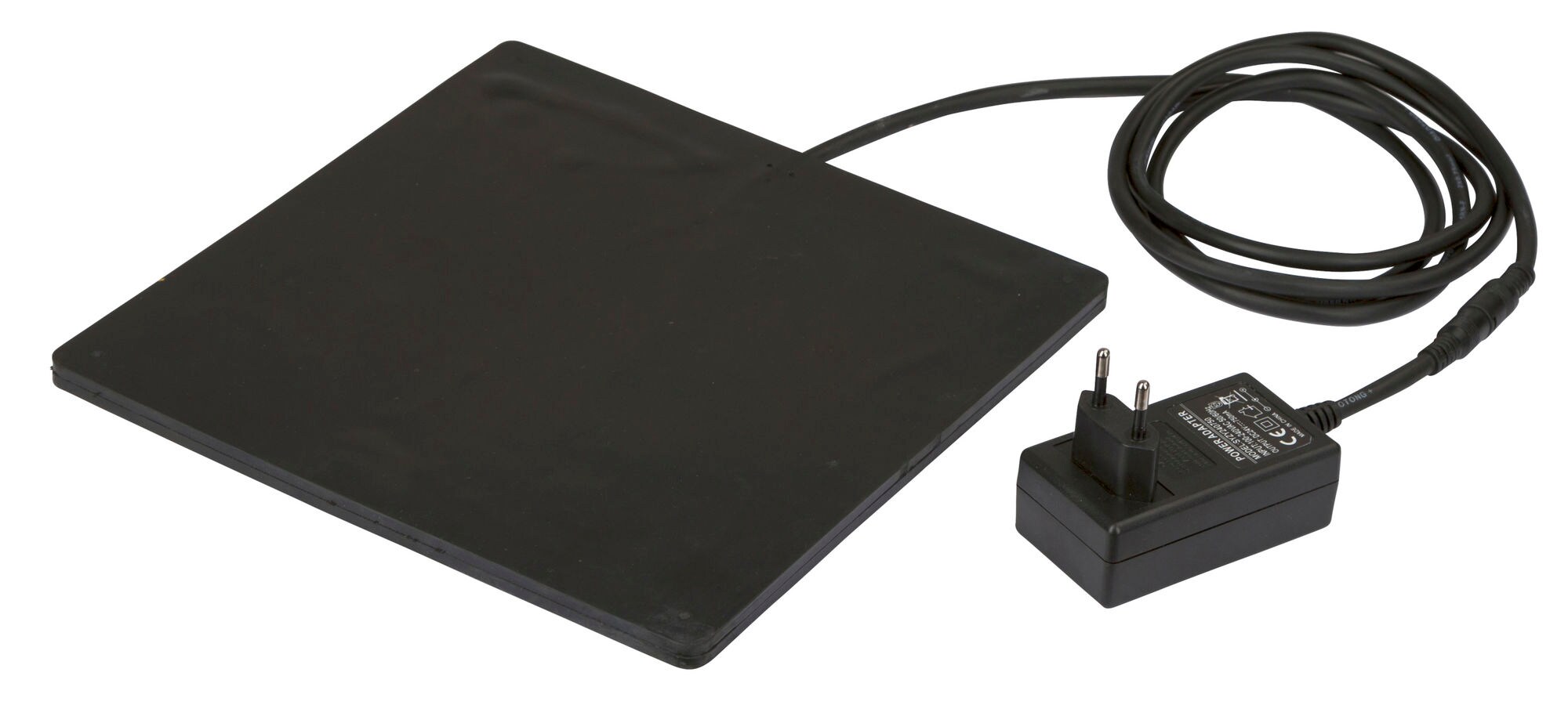 Kerbl Gummi-Heizplatte 24x24x0,7 cm (f&uuml;r Gefl&uuml;geltr&auml;nke, Kabell&auml;nge 2 m) - Bild 1