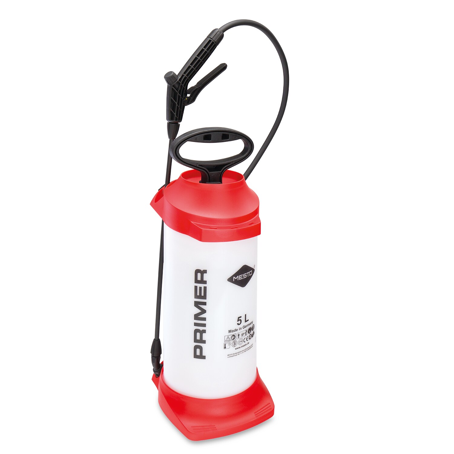 Mesto PRIMER Drucksprühgerät 5 Liter, FPM, +erognomischen Griff, 130 cm Schlauch | 04000903323356