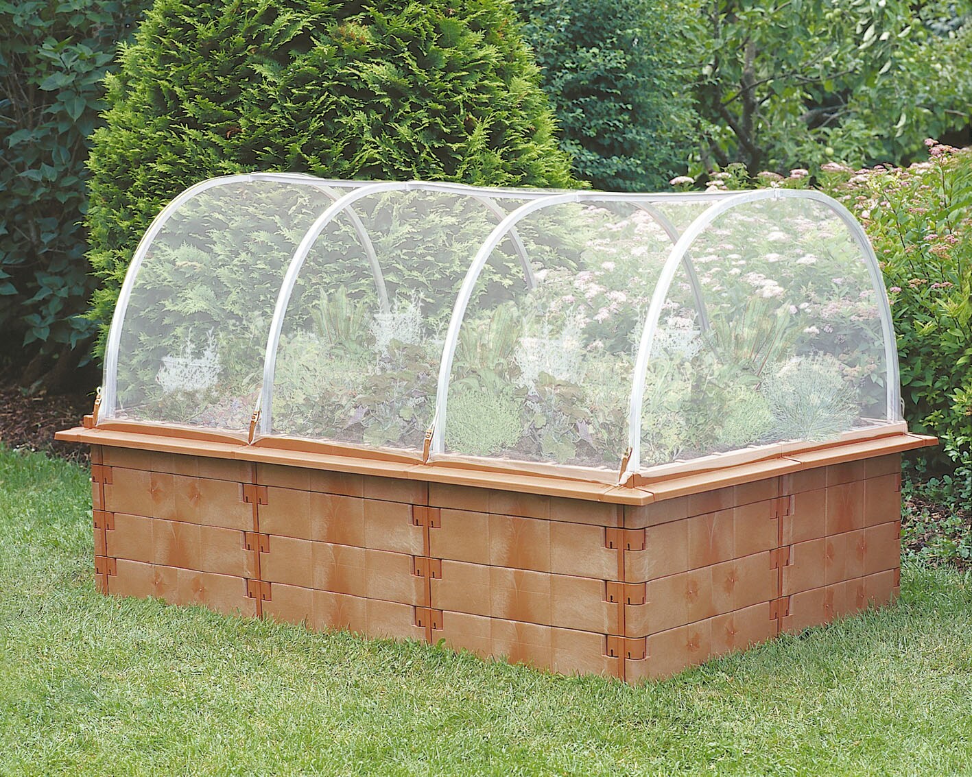 Juwel Aufbausatz f&uuml;r Hochbeet Gr&ouml;&szlig;e 2 Profiline 20, inkl. Stabilisierungs-Set - Bild 1