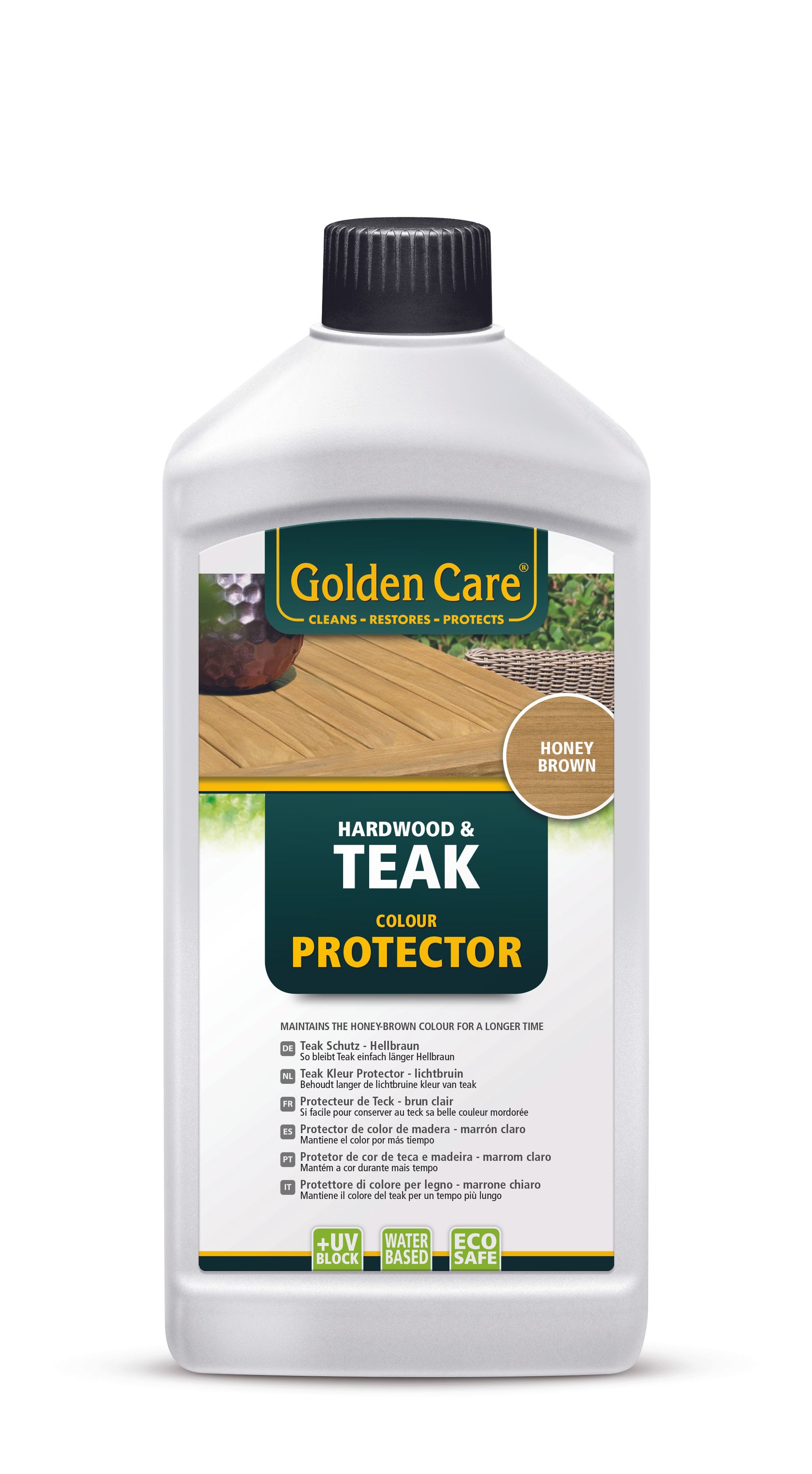 Golden Care Teak Protector Hellbraun 1000 ml Hellbraun - Bild 1