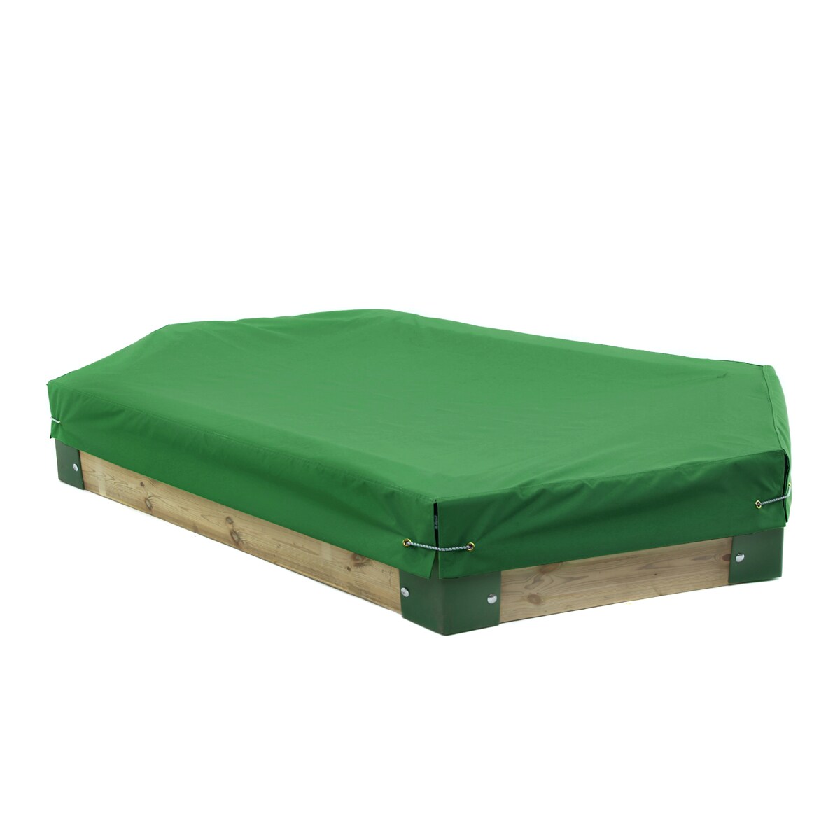 H&ouml;rby Bruk Abdeckplane f&uuml;r Sandkasten L&auml;nge 210 cm, Plane mit &Ouml;sen, Schutzplane - Bild 1