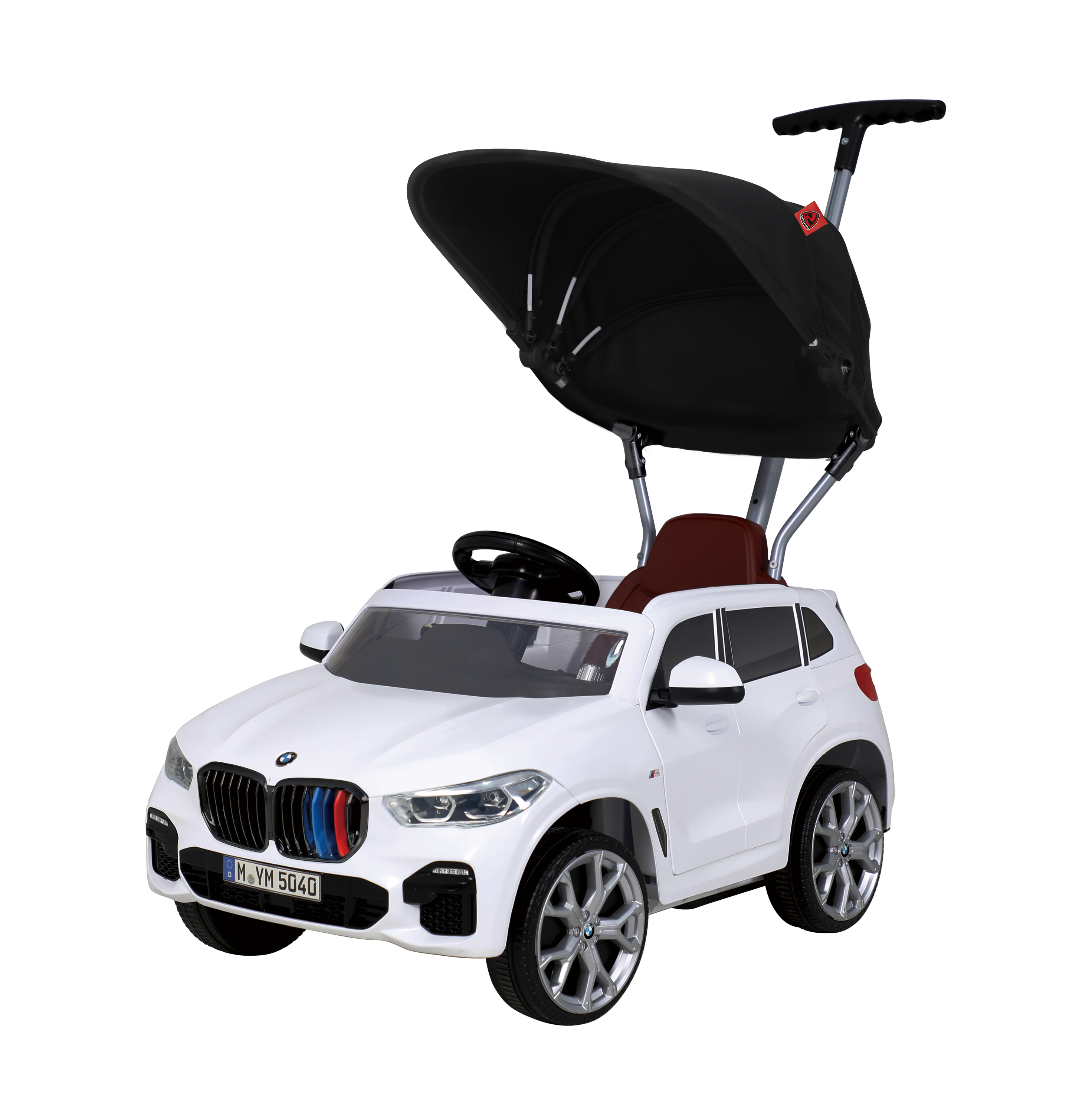ROLLPLAY Push Car mit ausziehbarer Fußstütze, ab 1 Jahr, BMW X5M, weiß