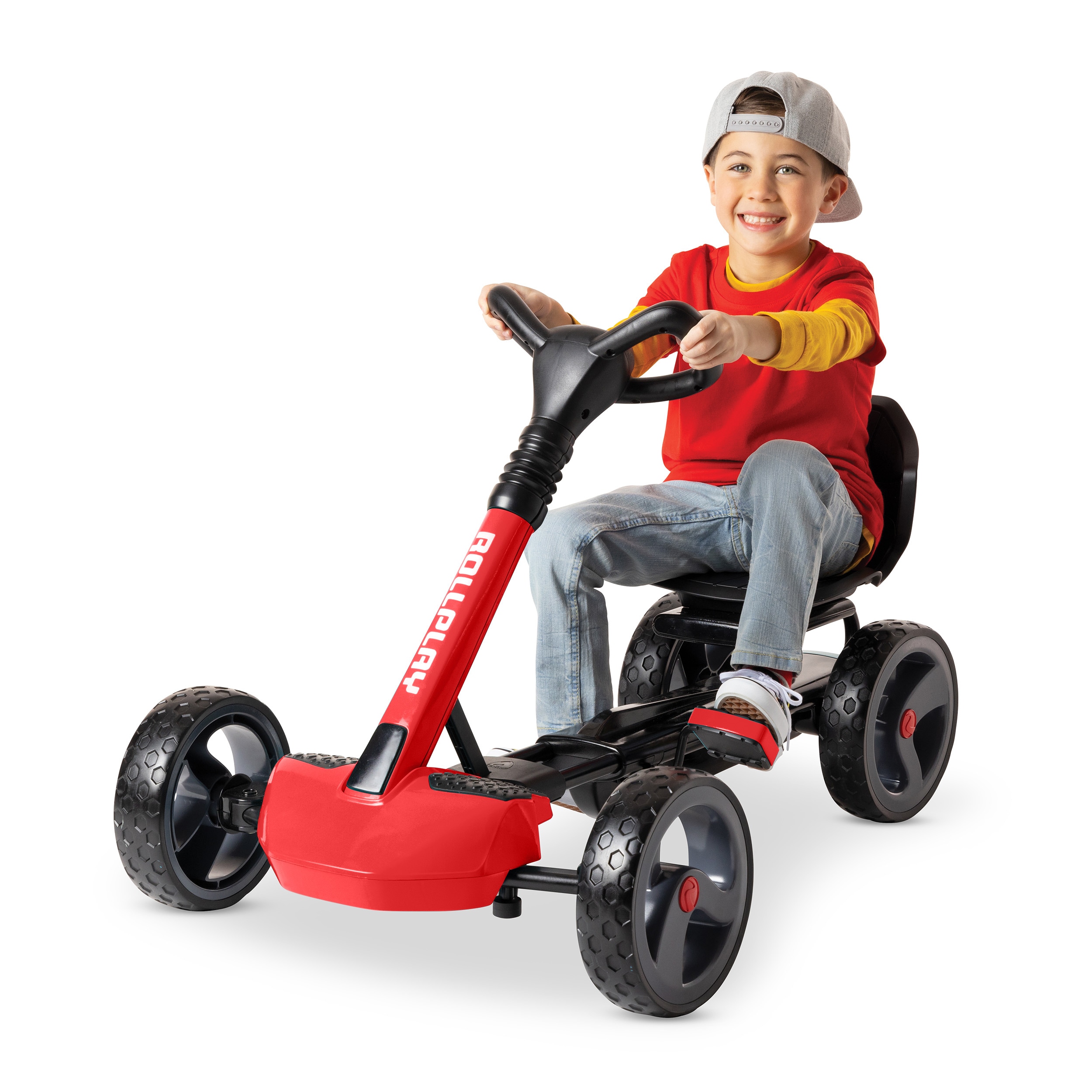 Rollplay FLEX Kart XL Pedal Ride-On f&uuml;r Kinder ab 4 Jahren, Belastbar bis 50 kg - Bild 1
