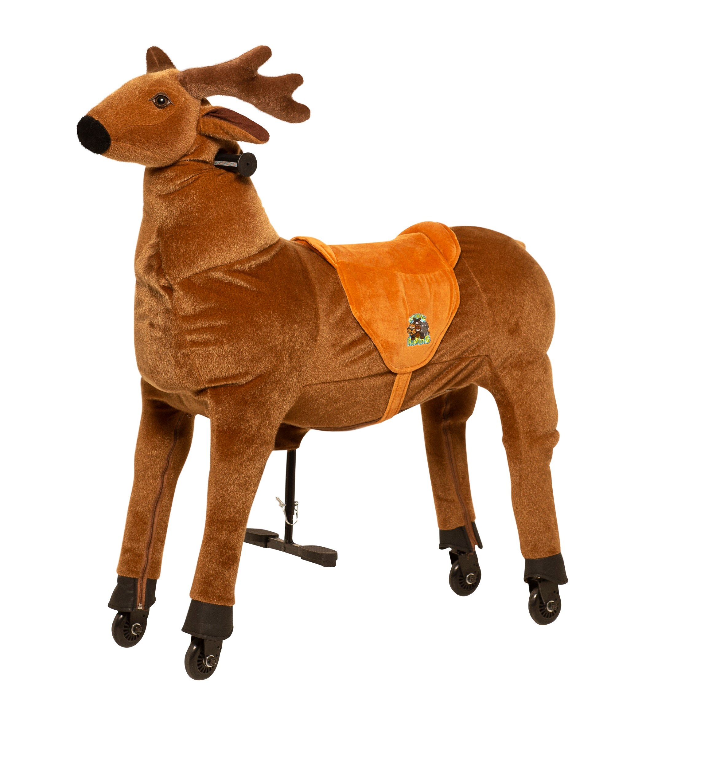 Animal Riding Reittier Elch Rudi Medium/Large 5-8 Jahre braun Sattelh&ouml;he 69 cm - Bild 1