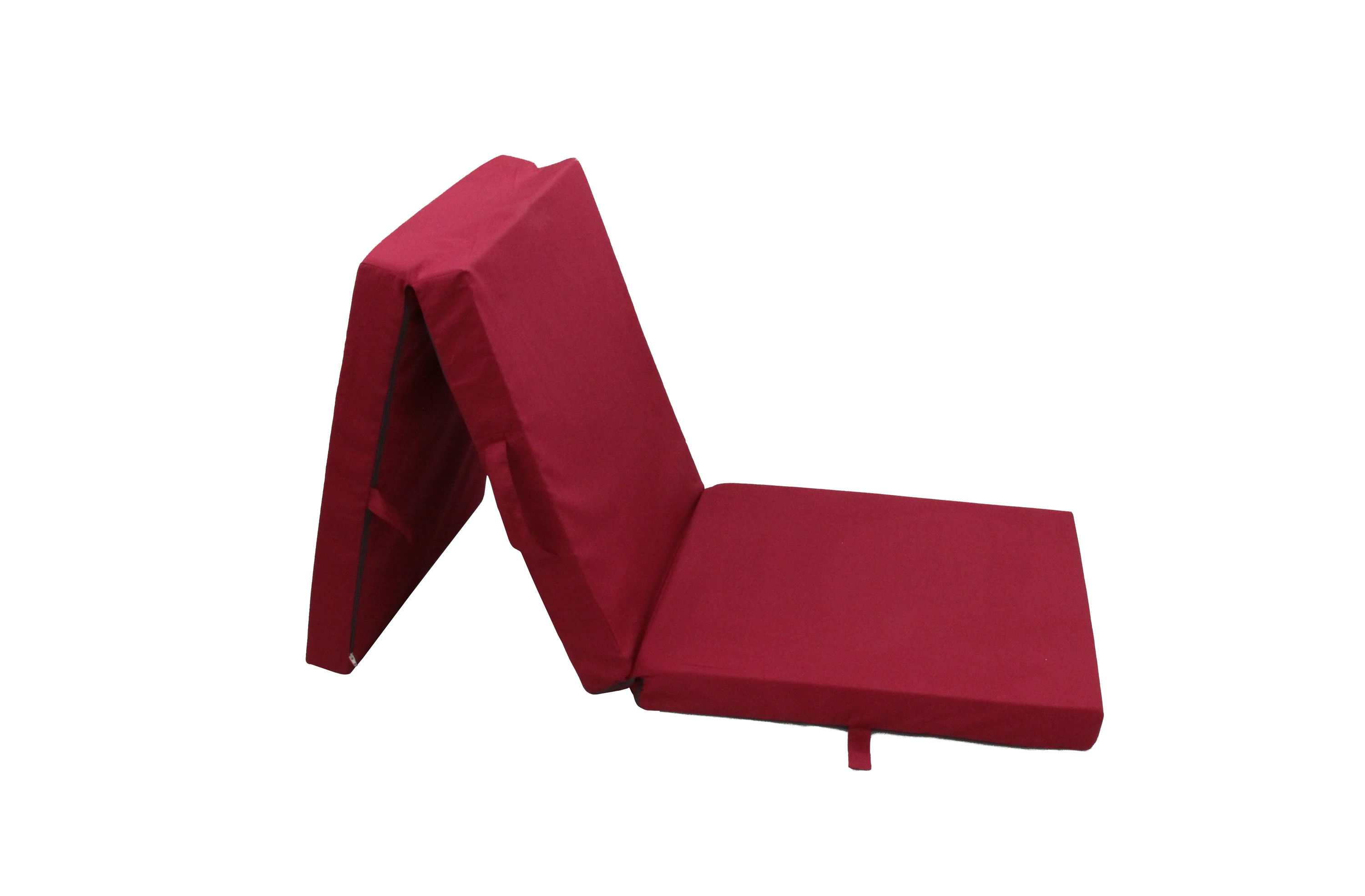 Herlag Klappmatratze Junior Farbe rot, 190x60 cm, G&auml;stematratze, Faltmatratze - Bild 1