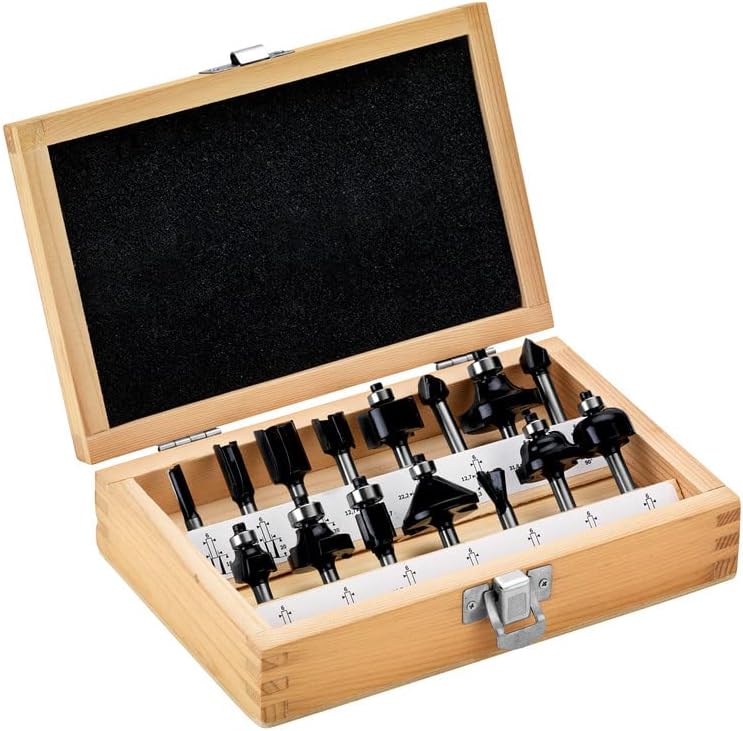 Metabo Fr&auml;sersortiment-SP 6mm (15-teiliges Set, Nutfr&auml;ser / Hohlkehlfr&auml;ser) - Bild 1