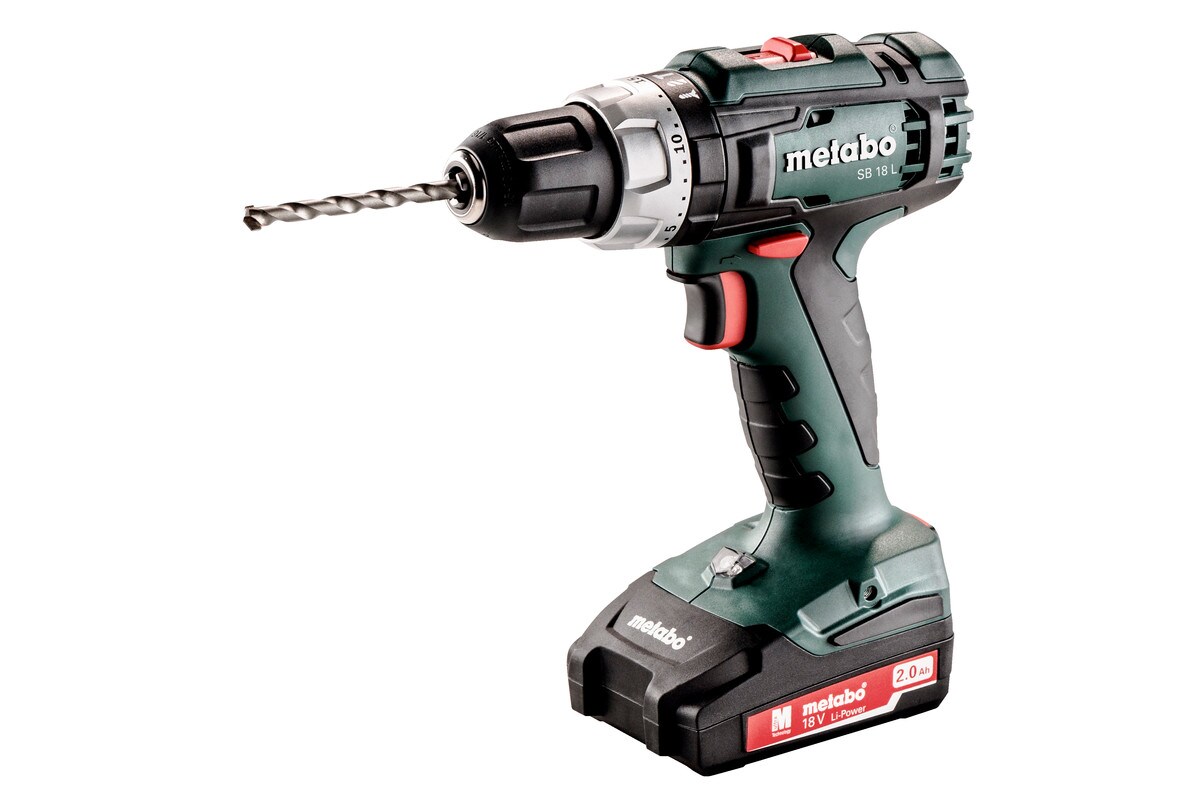 Metabo Akku Schlagbohrmaschine 2x 2,0 Ah 18 V Akku inkl. Ladeger&auml;t - Bild 1