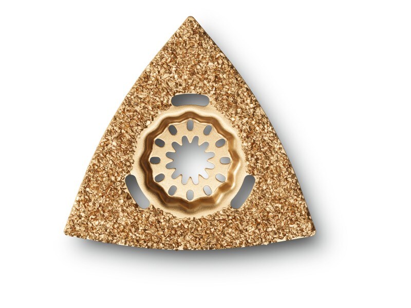 Fein Hartmetall-Raspel gelocht 80mm, Dreiecksform, StarLock, für Oszillierer