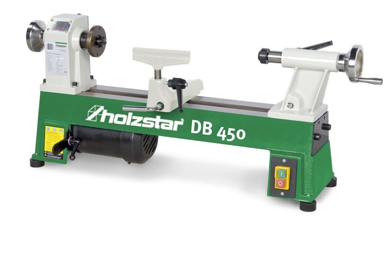 Holzstar Drehmaschine DB450 Drechselbank, Drehbank 450 mm, Dreh-254 mm - Bild 1