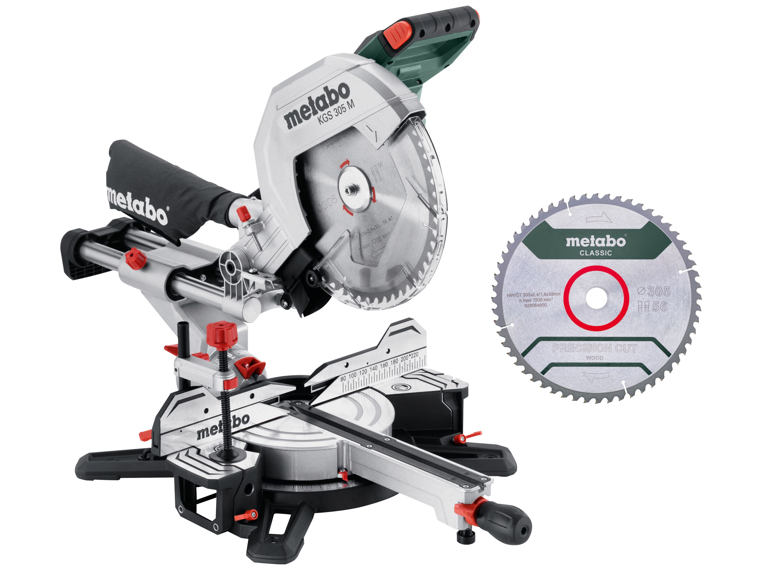 Metabo KGS 305 M Set Kappsäge (Karton, mit 2. HartmetallSägeblatt) 613305900