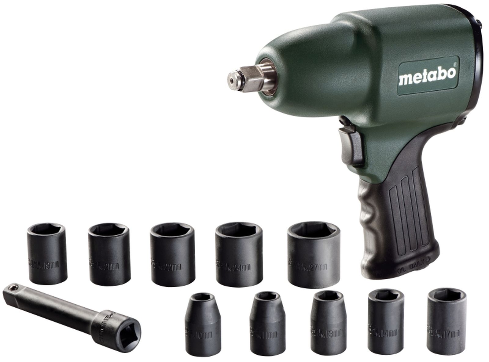 Metabo Druckluft Schlagschrauber DSSW360 Set inkl 10-teiligem Steckschl&uuml;sselset - Bild 1