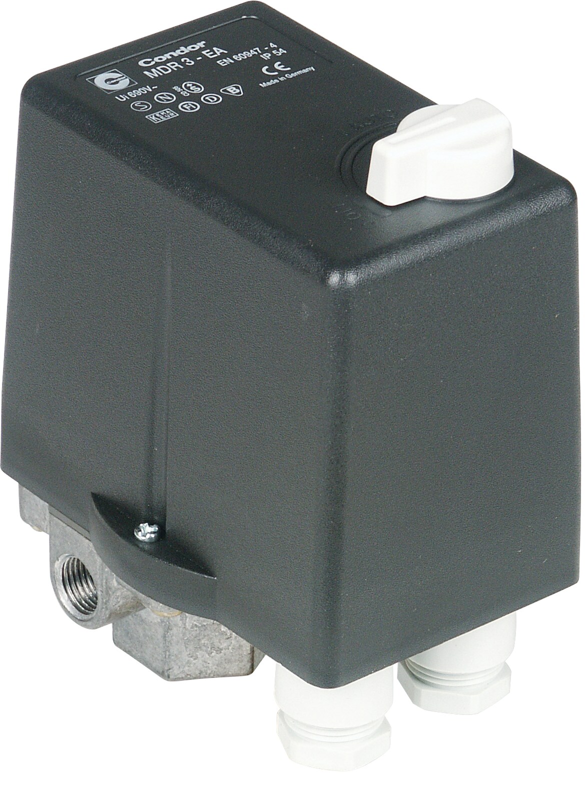 Aircraft Druckschalter MDR 3 (Ein- und Ausschalter, 3-polig, 6,3-10 A, 11 bar) - Bild 1