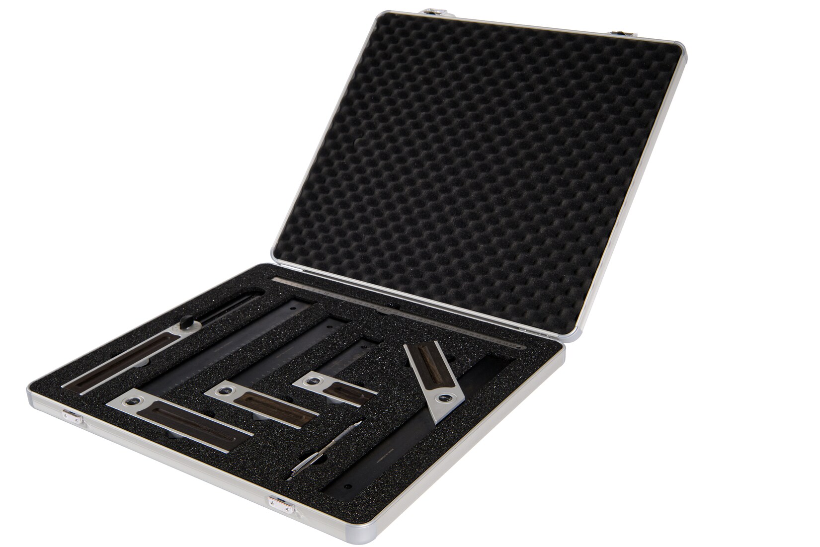 Ulmia Präzisions-Winkel-Set Black Edition inkl. Koffer, Präzisionswinkel