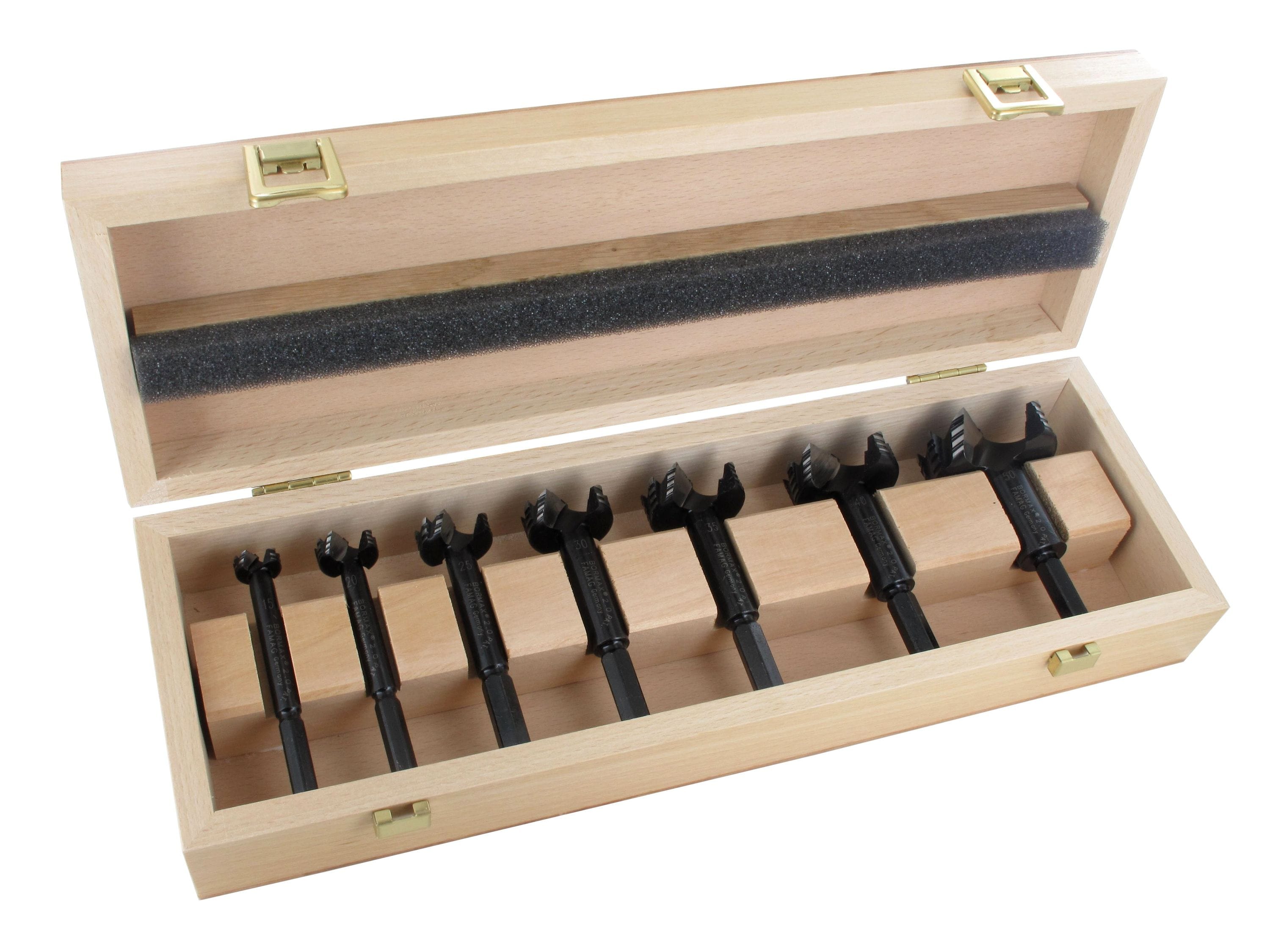 Famag Forstnerbohrer Set WS Bormax, 7-teilig, Holzbohrer 15-50 mm, Bohrer - Bild 1