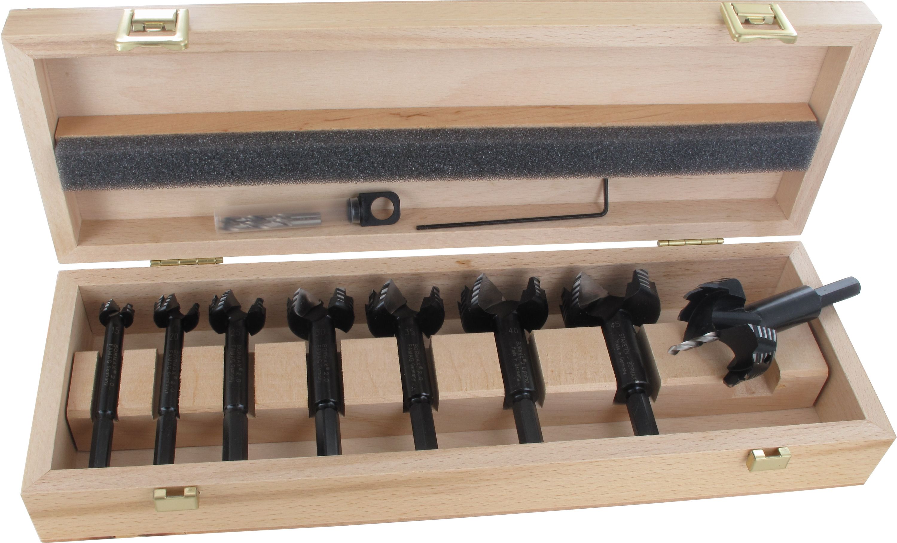 FAMAG Bormax 2,0 prima Staketenbohrersatz 8-tlg. WS D=15,20,25,30,35,40,45,50 mm - Bild 1