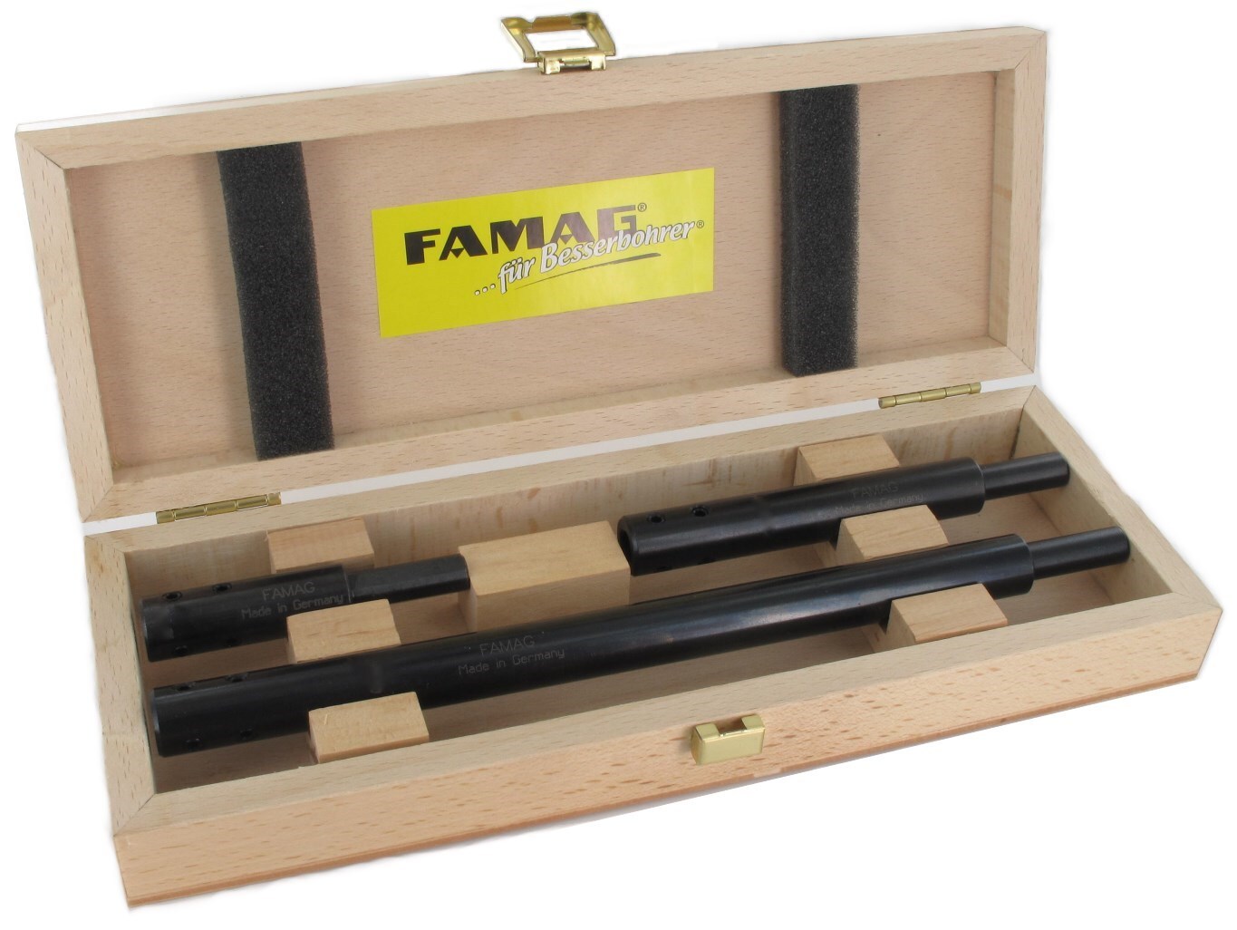 FAMAG 3-teiliges Bohrer-Verlängerungs-Set ID 10mm, GL 80,125 250 mm 1639503 | 04026271277602