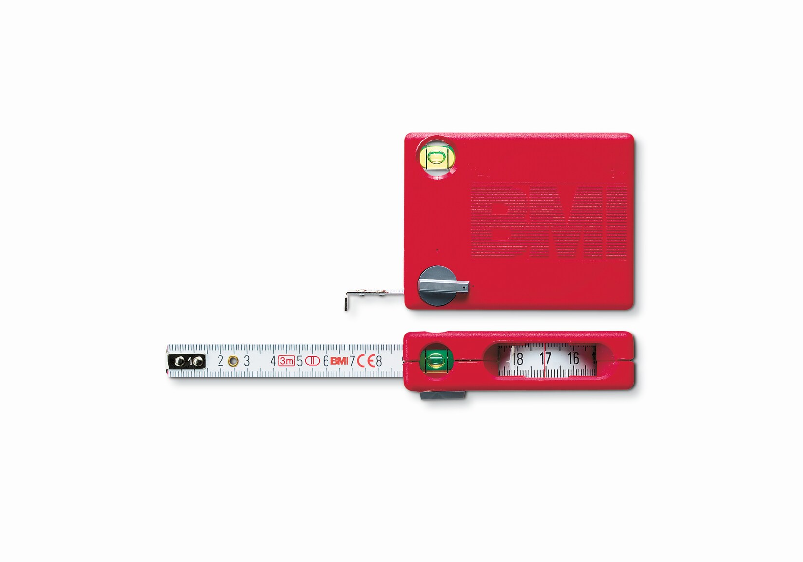 BMI Taschenbandmaß X4 mit Innenmessung und Zirkelfunktion Länge 3m weisslackiert | 04007368026891