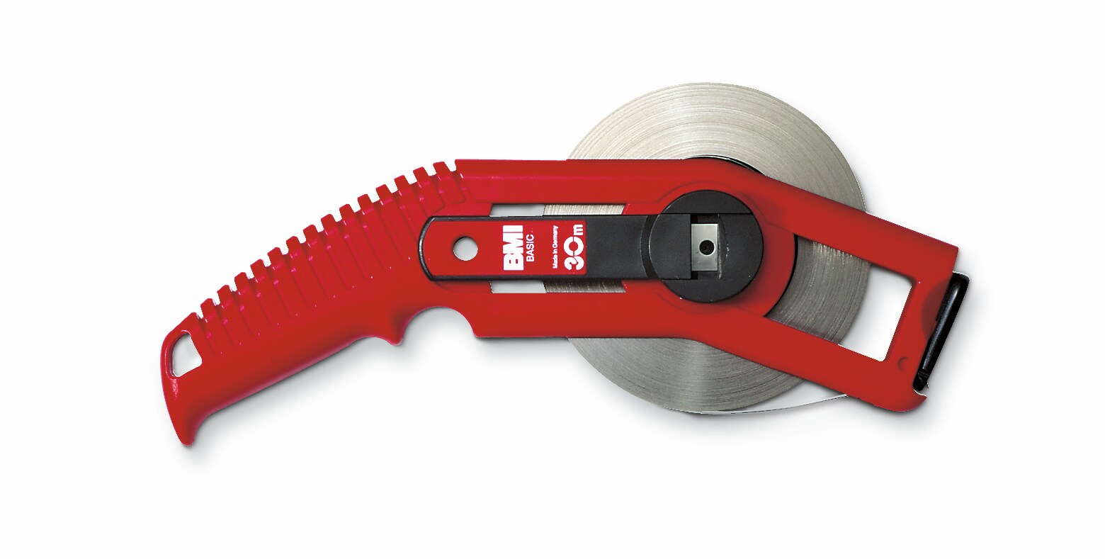 BMI Pontarit-Bandmaß, rostfrei, Gedruckte Teilung, Breite 13 mm, Länge 10 M