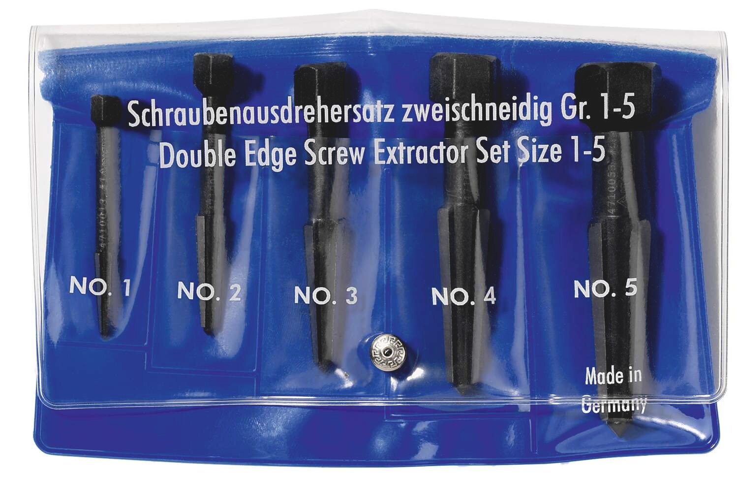 Schraubenausdrehersatz 5 ?? Teilig, für Rechts- Linksgewinde