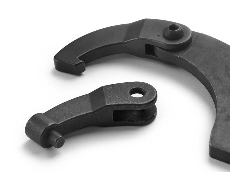 AMF Gelenk Hakenschl&uuml;ssel  &uuml;r Nutmuttern Satz 35 ?? 155 mm, 6-teilig Tragekoffer - Bild 1