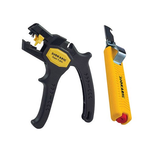 Jokari Abisolierzange No. 4 - Plus + Jokari Kabelmesser No28 H Standard Set 2-lg - Bild 1