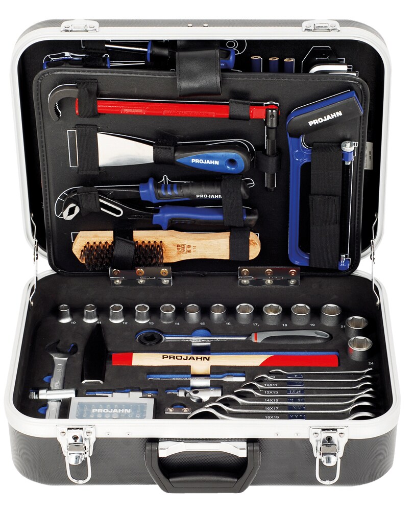 PROJAHN 8685 proficraft Werkzeugkoffer SANIT &Auml;R metrisch 6-kant 12,5 / 1/2, 95tlg - Bild 1