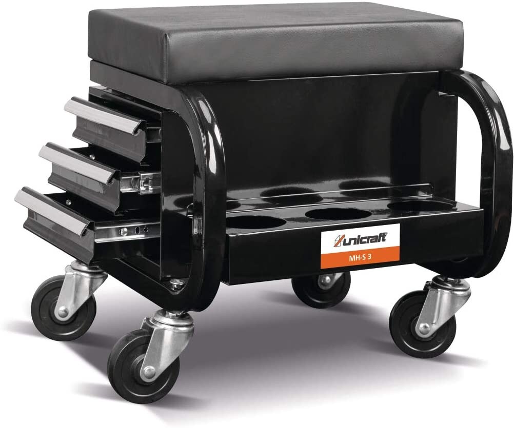 Unicraft Montagehocker MH-S 3 mit 3 Schubladen, Sitzhähe 367 mm