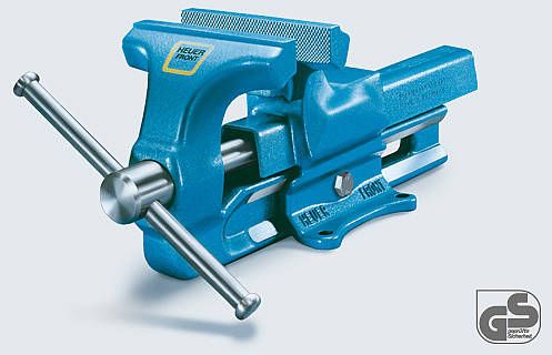 Heuer Schraubstock 120 mm,  Amboss, Spannweite 150 mm, Werkbankschraubstock - Bild 1