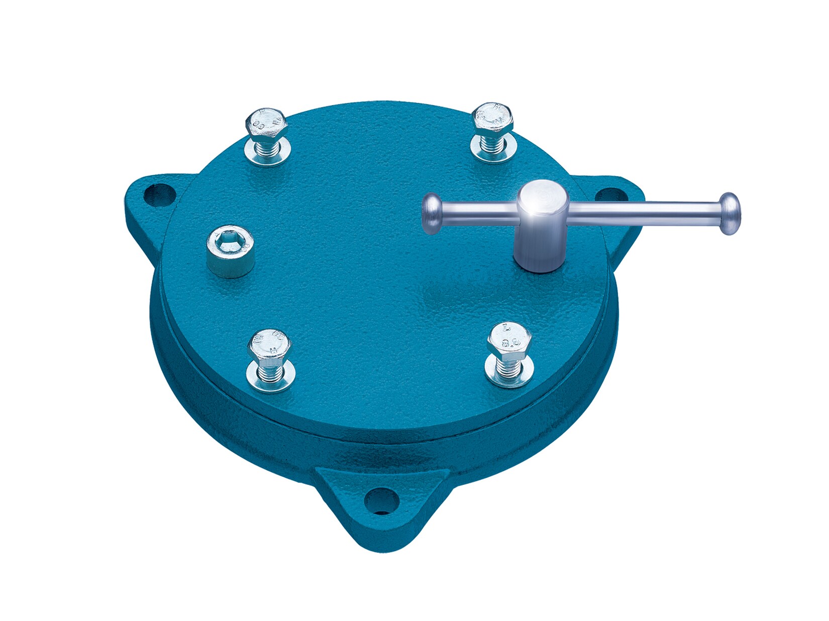 HEUER Drehscheibe Drehteller, 360° drehbar, passend für Schraubstock 160/180 mm | 04010898300508