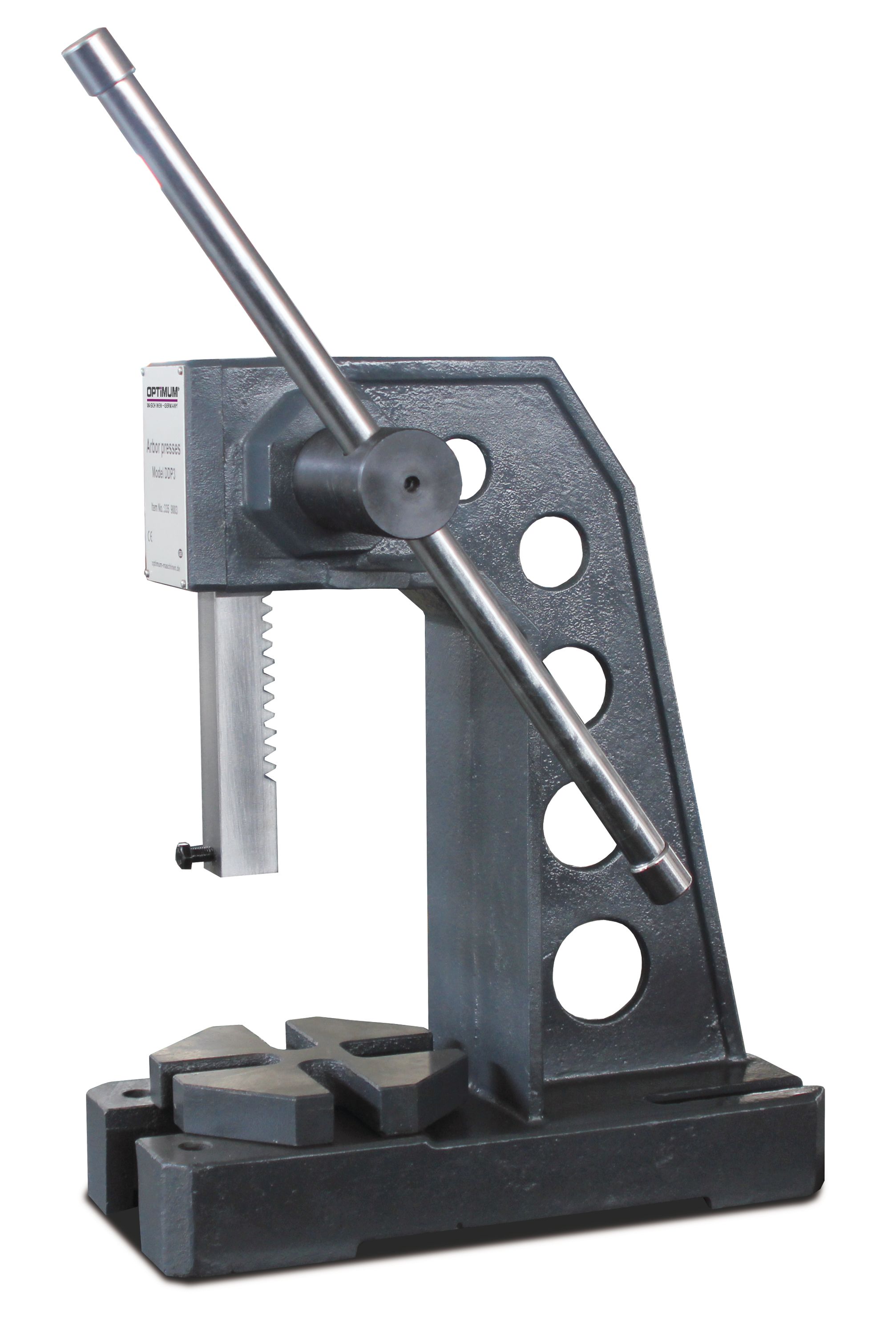 Optimum Pr&auml;zisions-Drehdornpresse DDP 10 Hebell&auml;nge 340 mm robuste Bauart - Bild 1