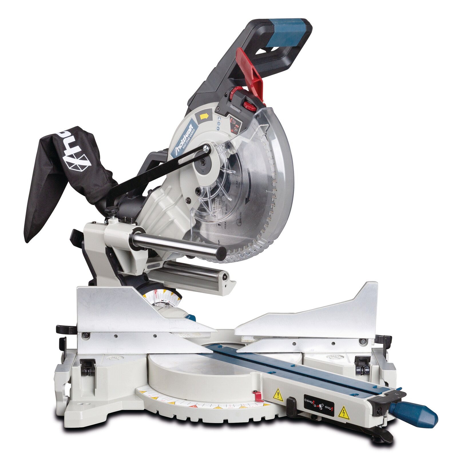 Holzkraft Kapp-/Gehrungssäge KGZ 2540 Vario mit Zugfunktion Sägeblatt 254 mm | 04036351258919