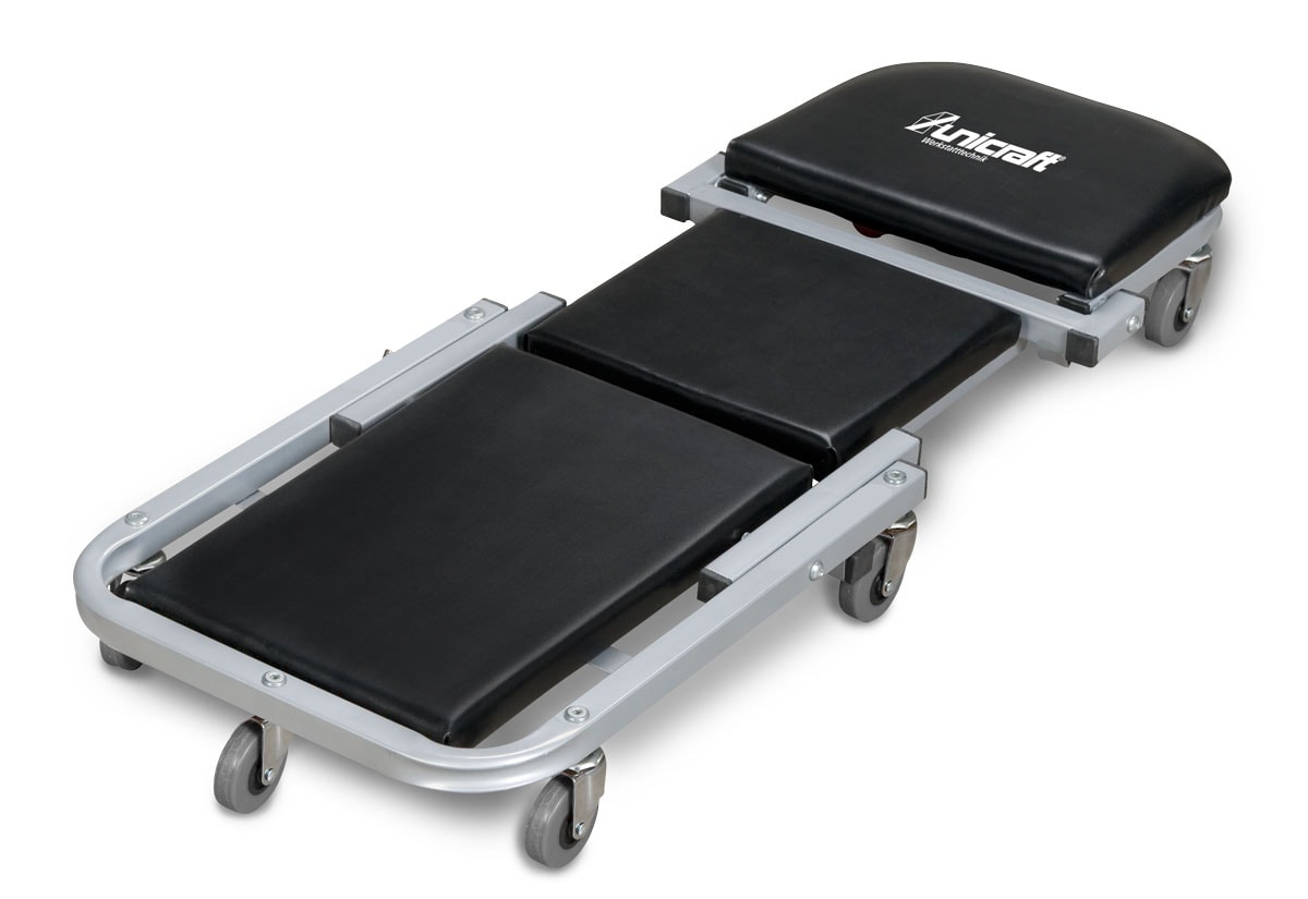 Unicraft Rollbrett Werkstatthocker gepolsterte Liegefl&auml;che, Lenkrollen, klappbar - Bild 1