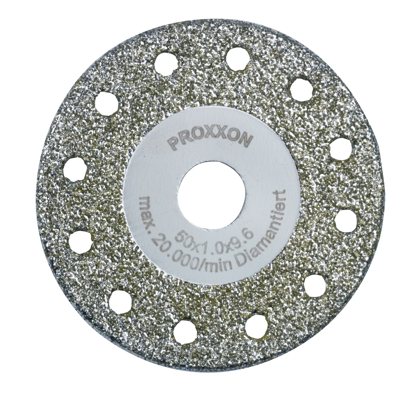 Proxxon Diamentierte Trenn-und Profilierscheibe 50 mm Lochung 10 mm - Bild 1
