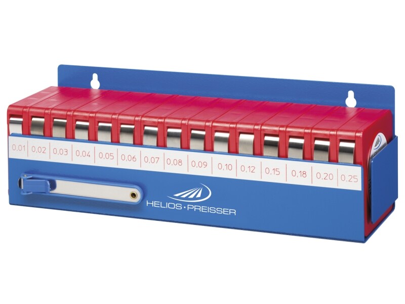 Helios Preisser F&uuml;hlerlehrenset im Halter (nachf&uuml;l., 330x100x110mm, 0,01&deg;0,25) - Bild 1