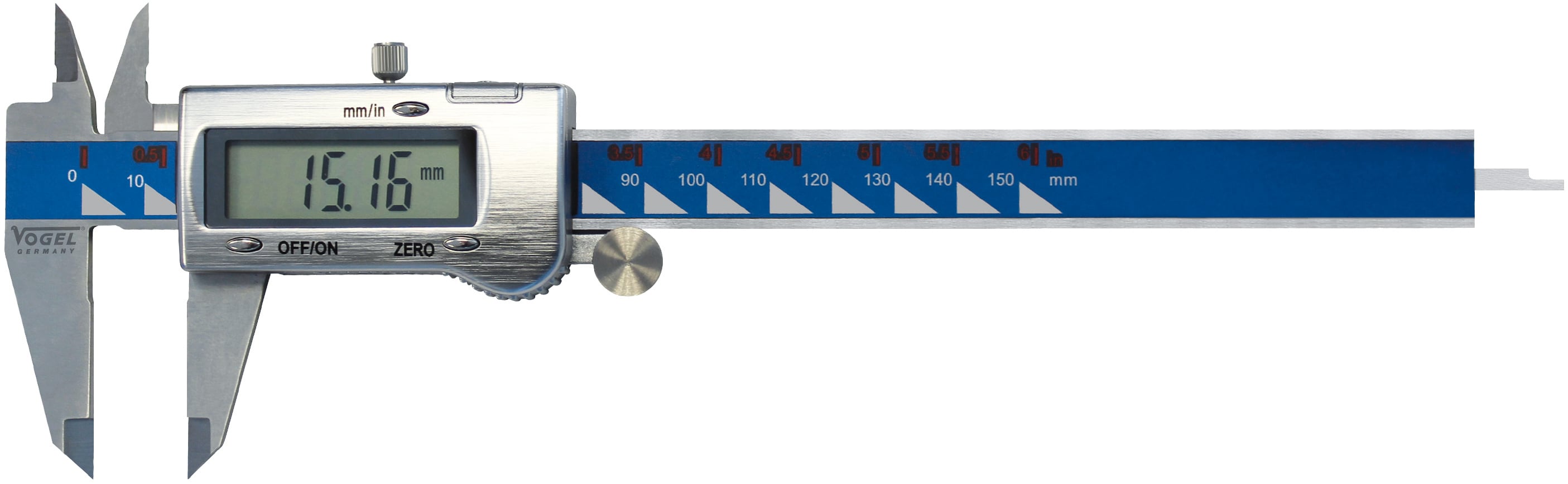 Vogel Germany elektrischer Digital Messschieber Messbereich 150 mm / 6 Inch - Bild 1