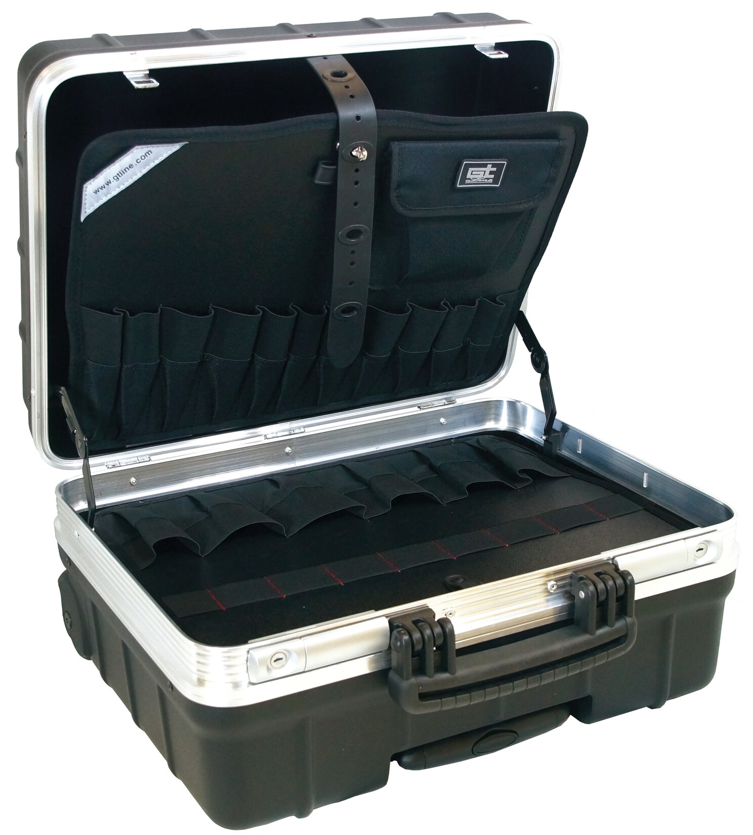 GT Werkzeugkoffer Atomik WH PTS ohne Inhalt Koffer mit Rollen + Teleskopgriff | 08024482016429