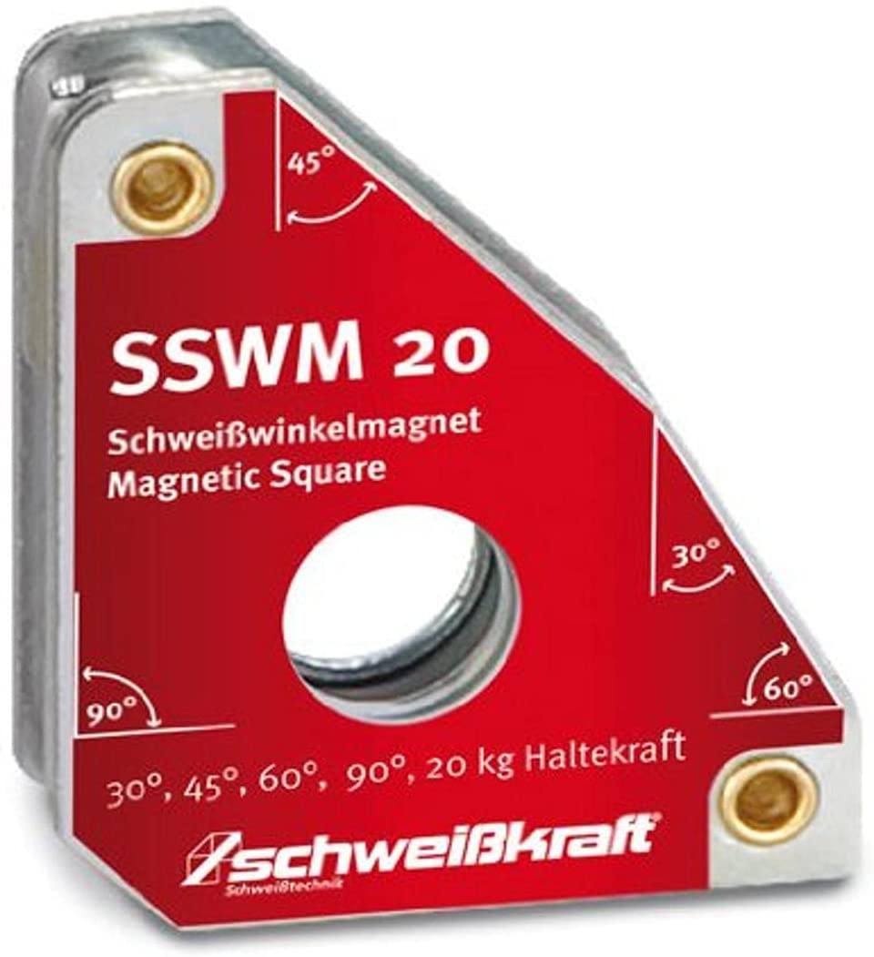 Schwei&szlig;kraft Permanent Schwei&szlig;winkelmagnet 20 f&uuml;r Haltewinkel 30&deg;, 45&deg;, 60&deg;, 90&deg; - Bild 1