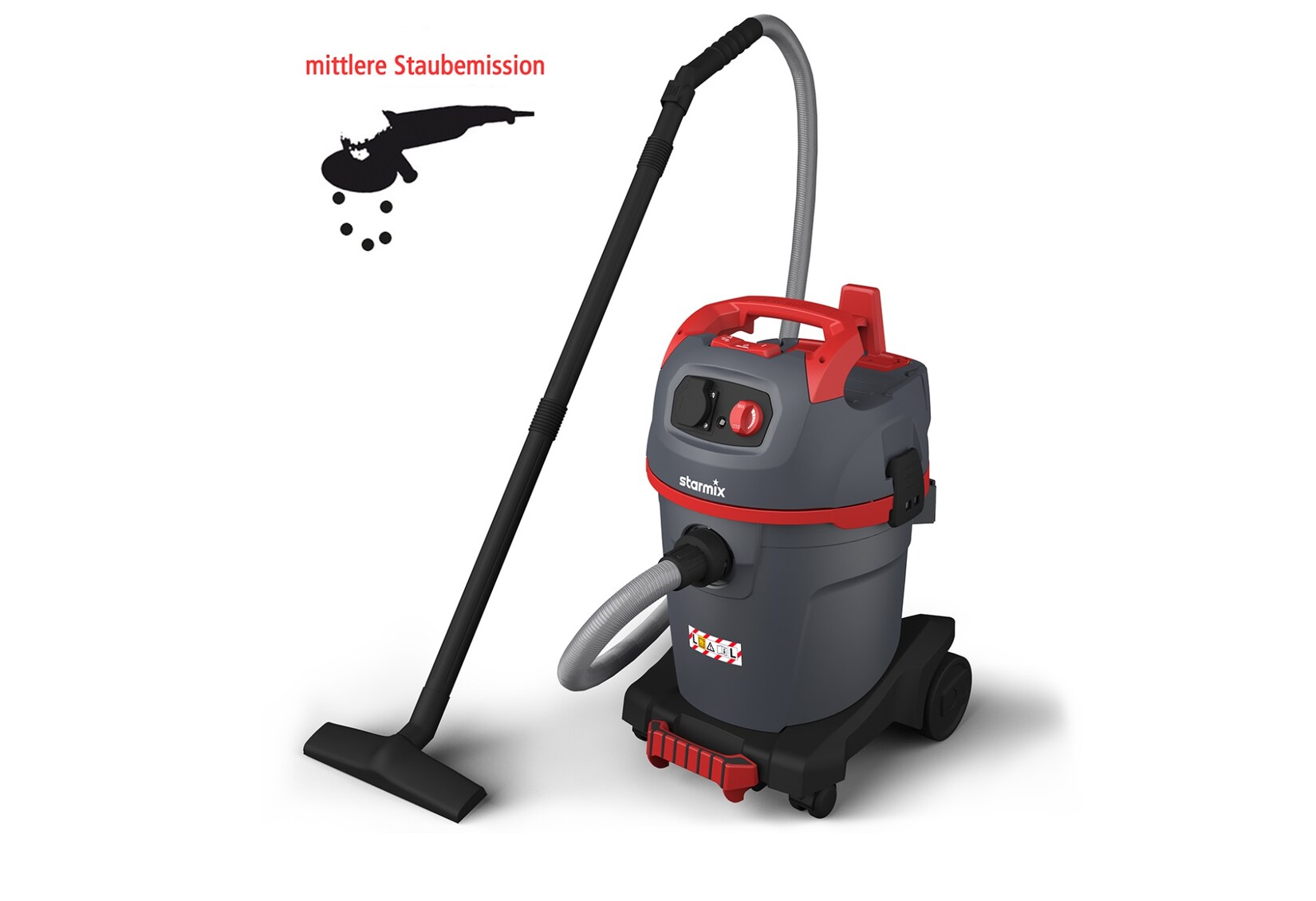 Starmix Elektrowerkzeug-Sauger uClean ARDL-1432 EHP, zuverlässiger Sauger