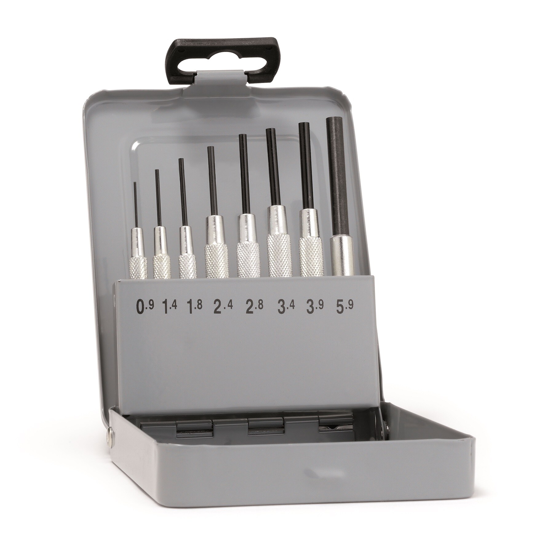 Rennsteig Splintentreiber m. H&uuml;lse Splinttreibersatz Metallkassette 0,9 - 5,9mm - Bild 1