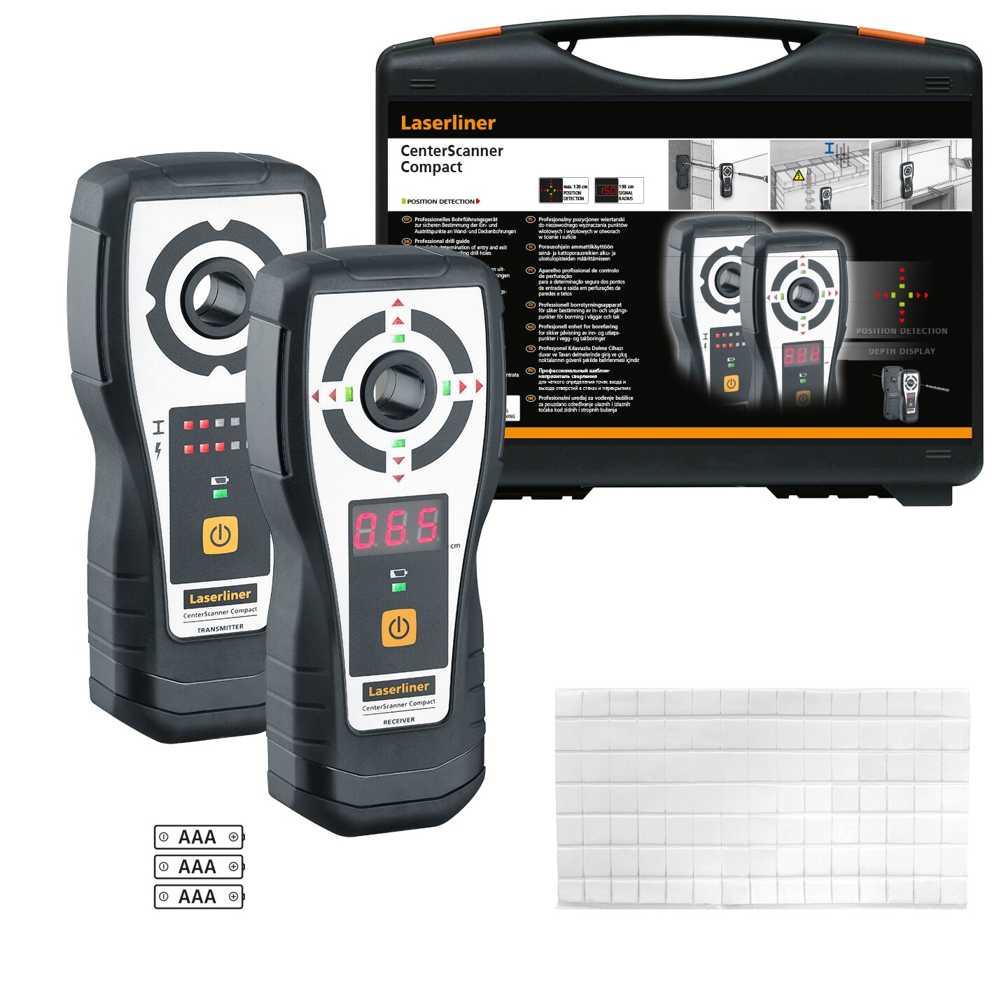 Umarex Laserliner Bohrungsger&auml;t (pr&auml;zise, LED-Indikatoren, Markierungshilfe, f&uuml;r Wand- und Deckenbohrungen bis 120 cm) 075.400A - Bild 1