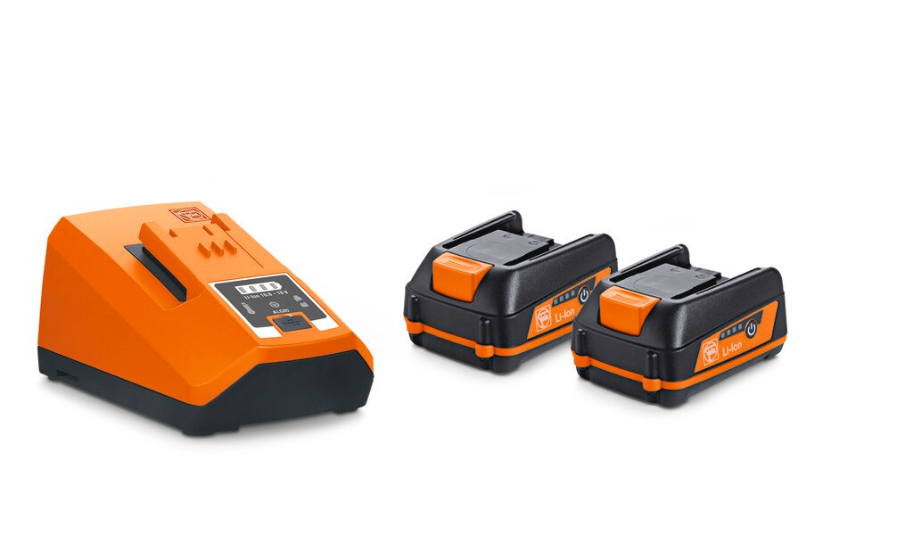 Fein Akku-Starter-Set mit 2 Akkus 3 Ah, 1 Ladegerät, 12 V, für Elektrowerkzeuge