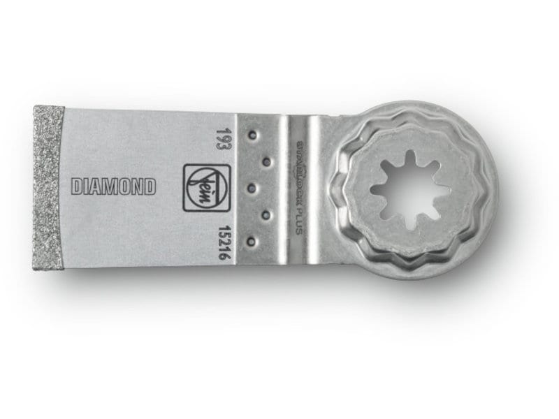 FEIN E-Cut Diamant-S&auml;geblatt SLP Aufnahme 50mm x 35mm grau hohe Standzeit - Bild 1