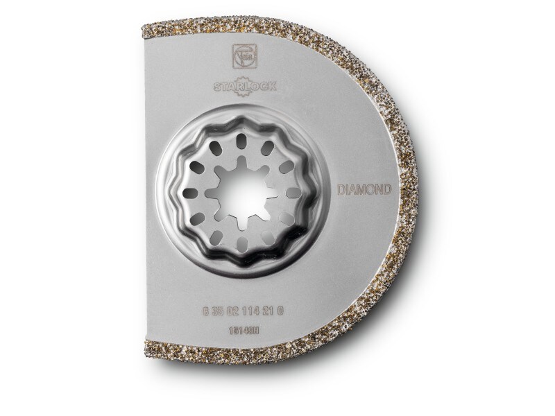 Diamant Sägeblatt f. Multitools, segmentierte Trennscheibe 75mm für Marmor