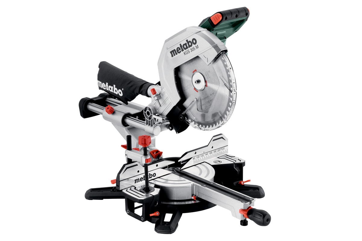 Metabo KGS 305 M Kappsäge (Karton, mit Zugfunktion, Sägeblattneigung) 613305000