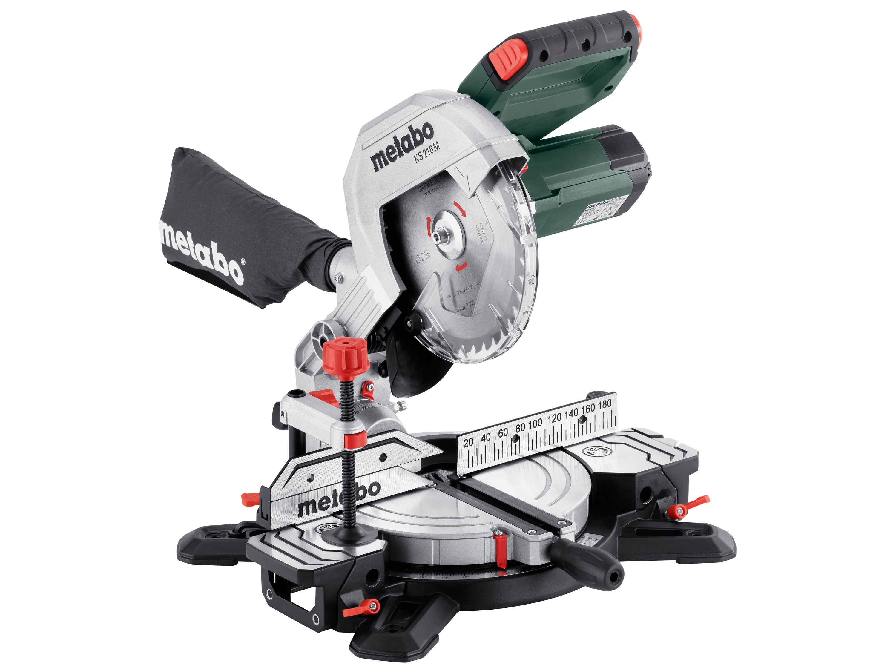Metabo KS 216 M Kappsäge (Karton, M-Klasse, mit Sägeblattneigung) 610216000