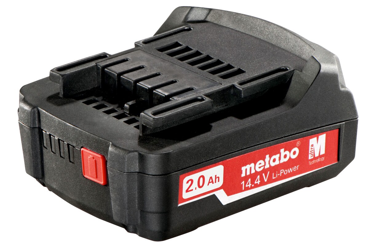 Metabo Ersatzakku 14,4 V, Werkzeugakku 2,0Ah Li-Power, Akku f&uuml;r Werkzeuge - Bild 1
