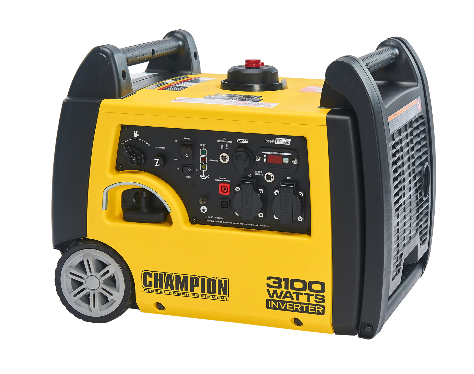 Champion Power Equipment mobiles Stromaggregat Benzin 3100 Watt, tragbar, leise | 05060423981077