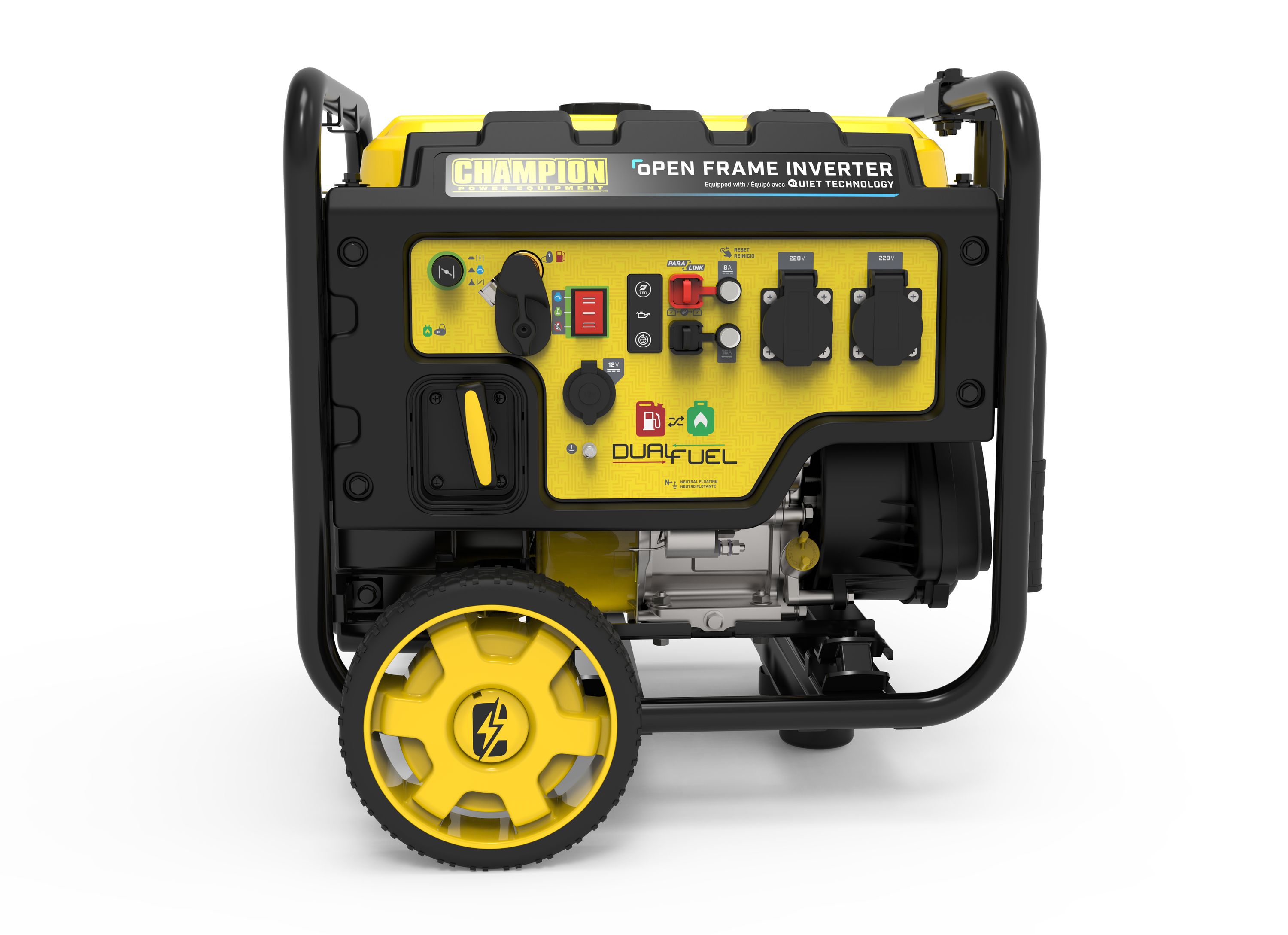 Champion Power Equipment Stromaggregat Duel Fuel Generator Benzin + Gas